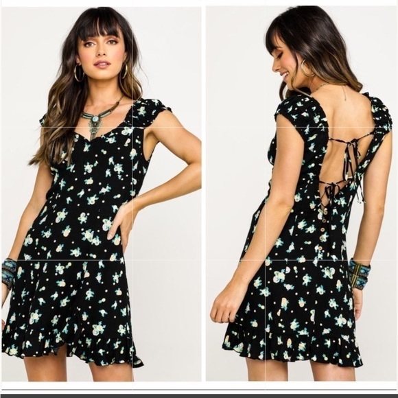 Free People Dresses & Skirts - Free People Citrus Floral Like A Lady Dress Medium